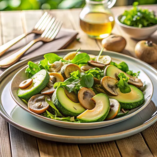 एवोकैडो मशरूम हैप्पीनेस