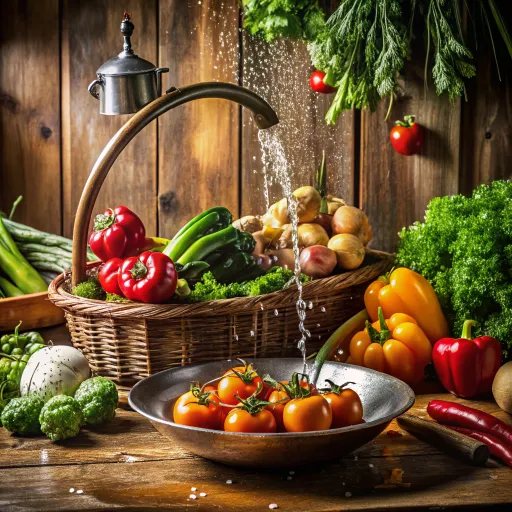 सब्ज़ियों की ऊर्जावान थाली